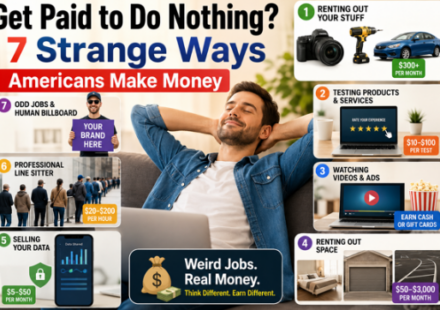 Get Paid to Do Nothing 7 Strange Ways Americans Make Money