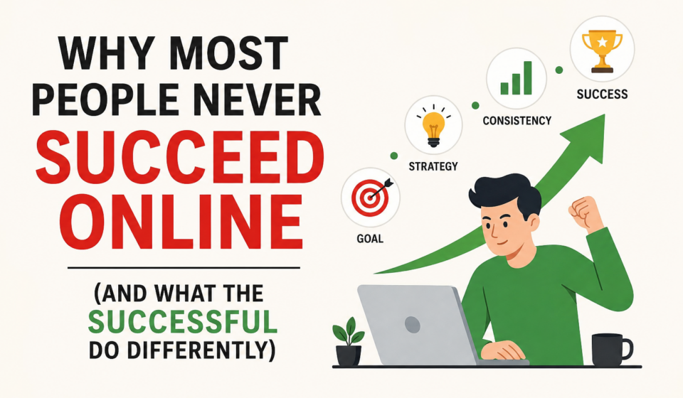 Why Most People Never Succeed Online