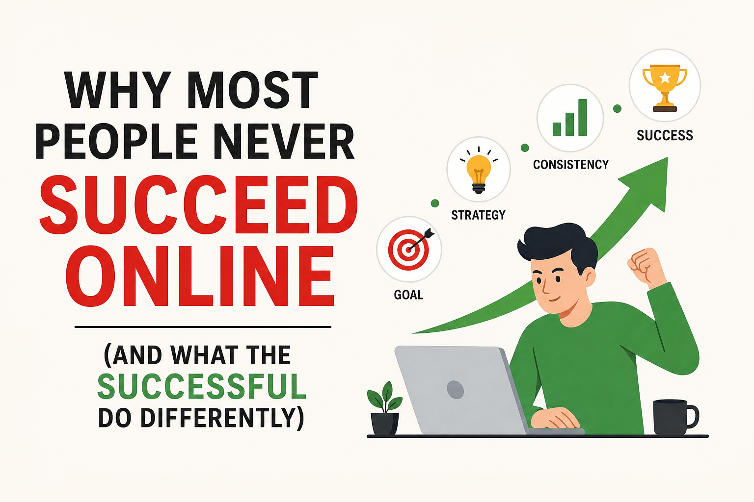 Why Most People Never Succeed Online